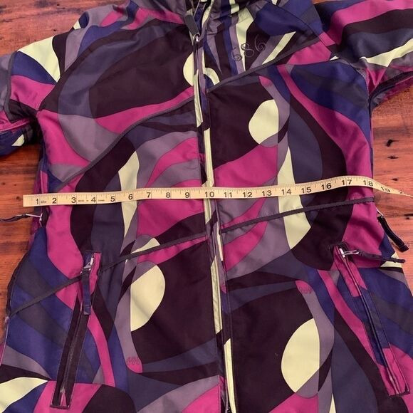686 Snowboard Ski Jacket Graphic Neon Graphic Multicolor Sz XS - Picture 13 of 14